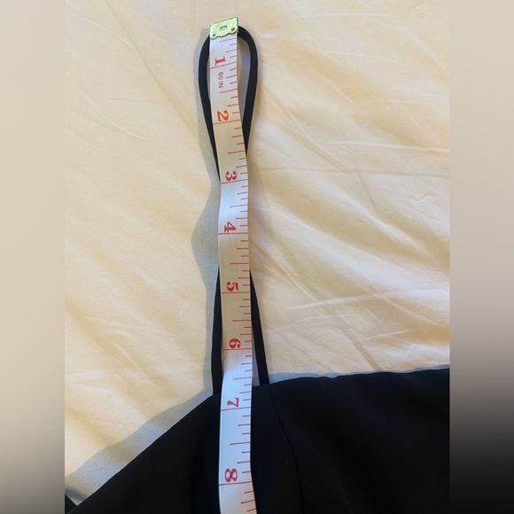 Flattering DressBarn Sz-12 ShimmeryBlackDress-ALL 4 Layers Hemmed w/Black Beads - Picture 11 of 16